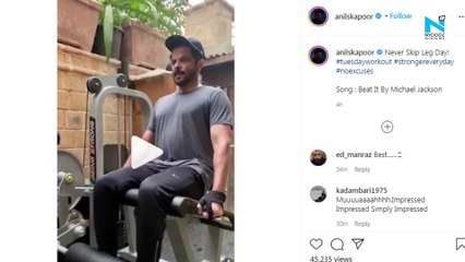 Anil Kapoor on his latest workout video: Never skip leg day, watch