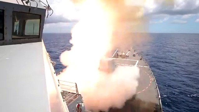 U.S Navy • Guided-Missile Destroyer • Launches SM-2 Missile • Aug 23, 2020