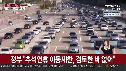 정부 "추석연휴 이동제한, 검토한 바 없어"