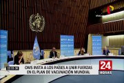 La OMS insta a los países a unir fuerzas en el plan de vacunación mundial