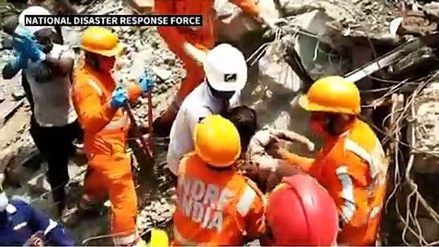 Four-year-old boy rescued from rubble of collapsed building in India