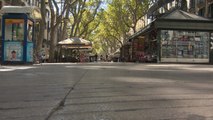 El coronavirus deja casi sin turistas el centro de Barcelona