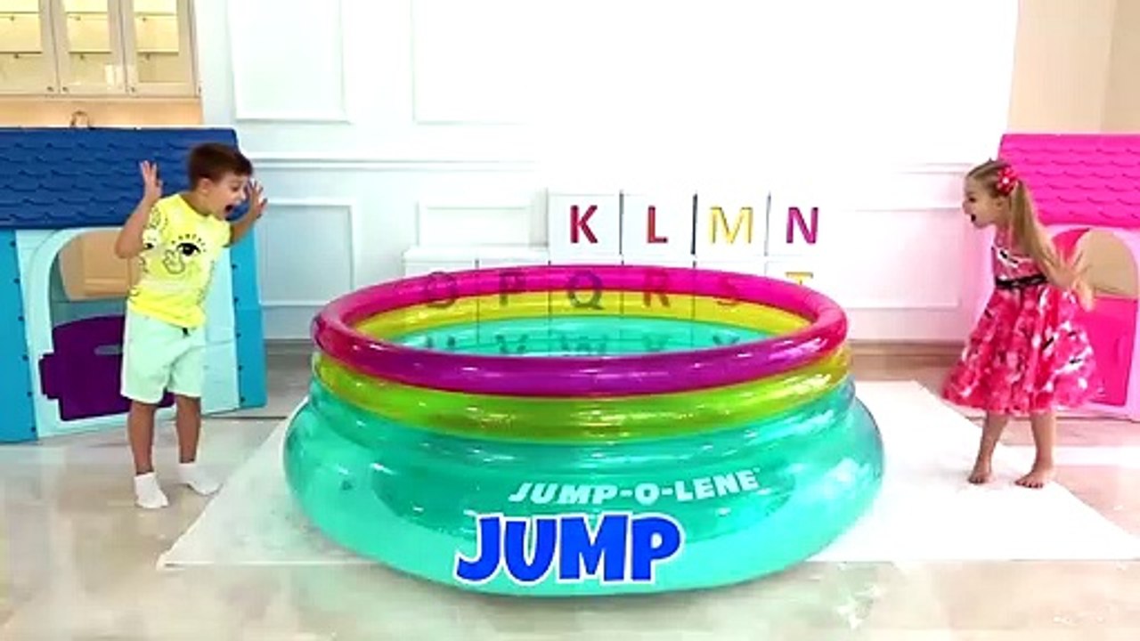ABC Learn English Alphabet with Dina and Roma