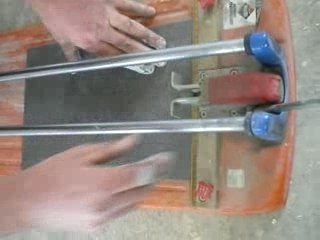 découpe du carrelage