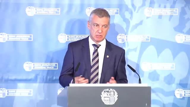 Urkullu: Es necesario el retorno a las aulas y trabajamos para organizarlo con las mayores garantías