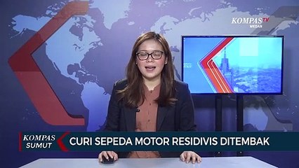 Maling Motor Ditembak Usai Beraksi