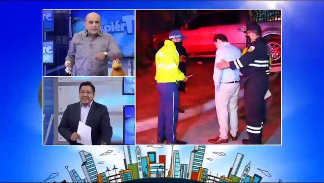 Hombre en aparente estado de ebriedad pierde pista y causa tremendo accidente en avenida Carlos Julio Arosemena