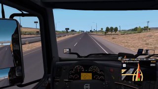 Kirim Muatan Pembatas Jalan Portable 8 Ton ke Fresno Texas Pakai Truk Volvo Baru Milik Sendiri - American Truck Simulator Gameplay