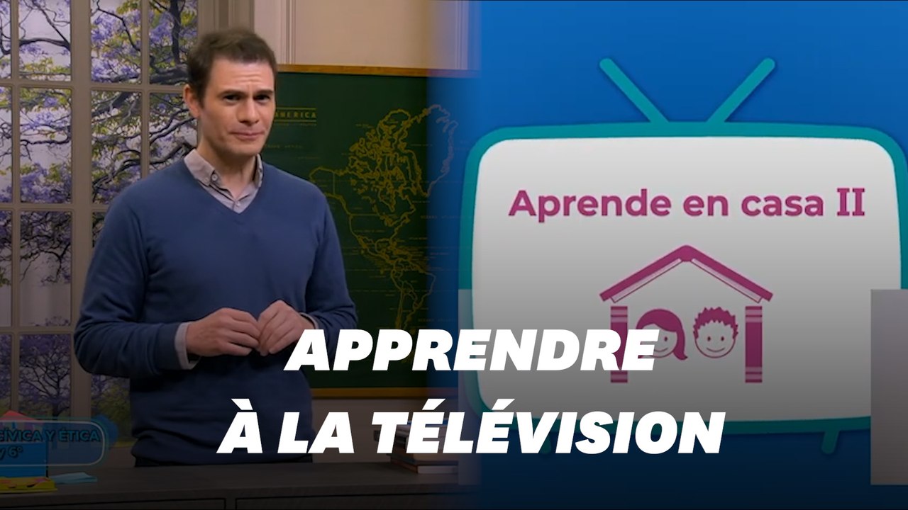 Face au coronavirus, une rentrée scolaire à la télévision pour les élèves mexicains