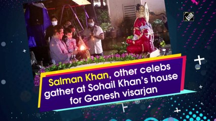 परिवार संग गणेश दर्शन करने सोहेल खान के घर पहुंचे सलमान खान