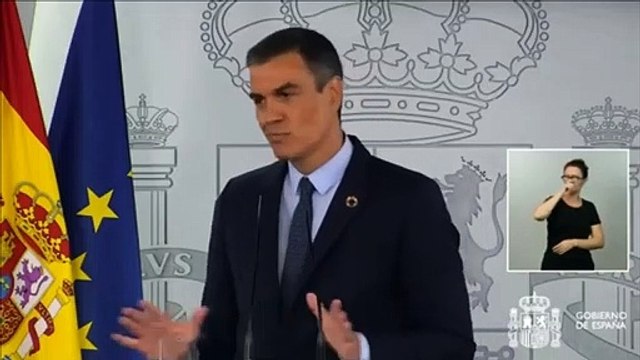 Pedro Sánchez: 'Total apoyo a Unidas Podemos y a Pablo Iglesias'