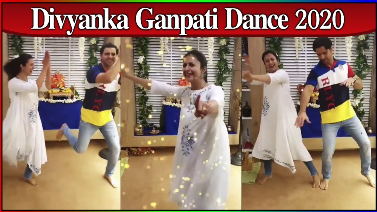 Divyanka Tripathi and Vivek Dahiya Crazy Ganpati Dance 2020 | Divyanka Ganpati Dance | Viral Masti