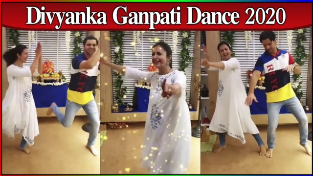 Divyanka Tripathi and Vivek Dahiya Crazy Ganpati Dance 2020 | Divyanka Ganpati Dance | Viral Masti