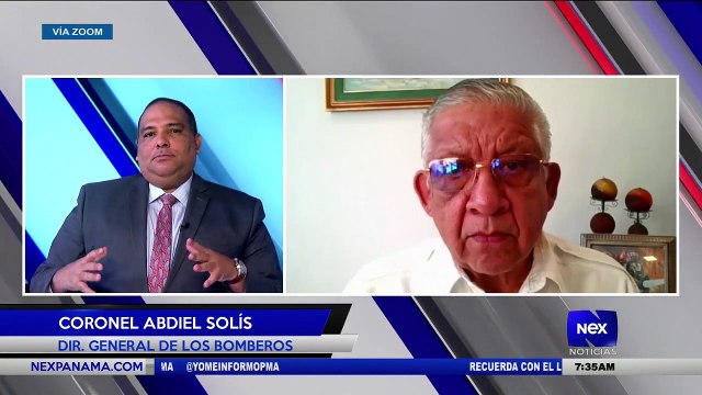 Entrevista al Coronel Abdiel Solis, Director General de los Bomberos - Nex Noticias
