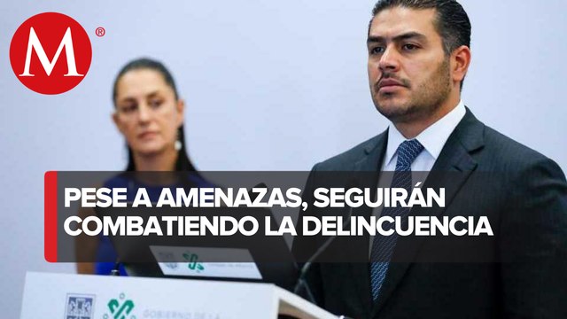 Amenazas a García Harfuch, consecuencia del combate a la delincuencia, dice Sheinbaum
