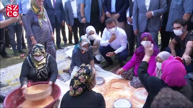 İmamoğlu ile kadınlar arasında güldüren diyalog: Başkanım dargınım sana