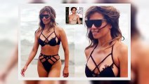 ✅  Halle Berry sizzles in tight swimsuit as she hits the beach with sexy trainer