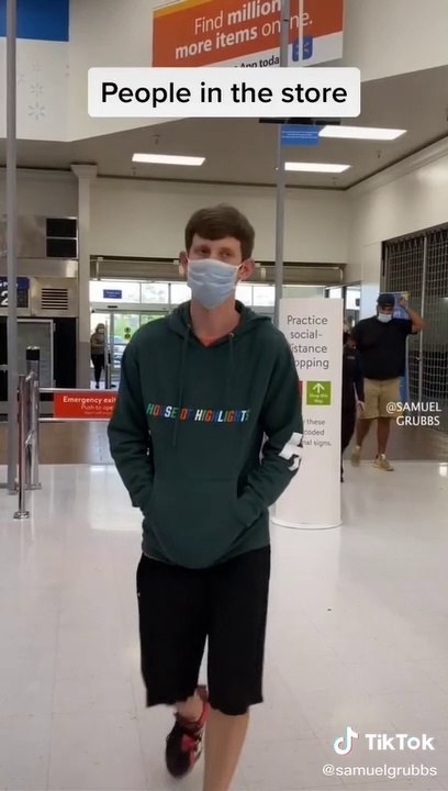 Comment portez-vous le masque en magasin... tellement drôle