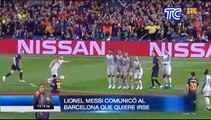 Fin de una era: Lionel Messi comunicó al FC Barcelona que quiere irse