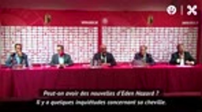 Belgique - Martinez sur le retour en forme de Hazard : Cela peut prendre un peu de temps