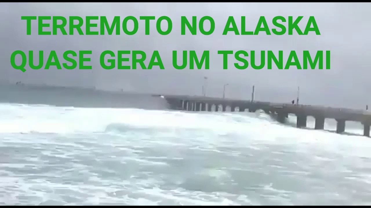 TERREMOTO NO ALASKA QUASE GERA UM TSUNAMI NOTÍCIAS MUNDO #17