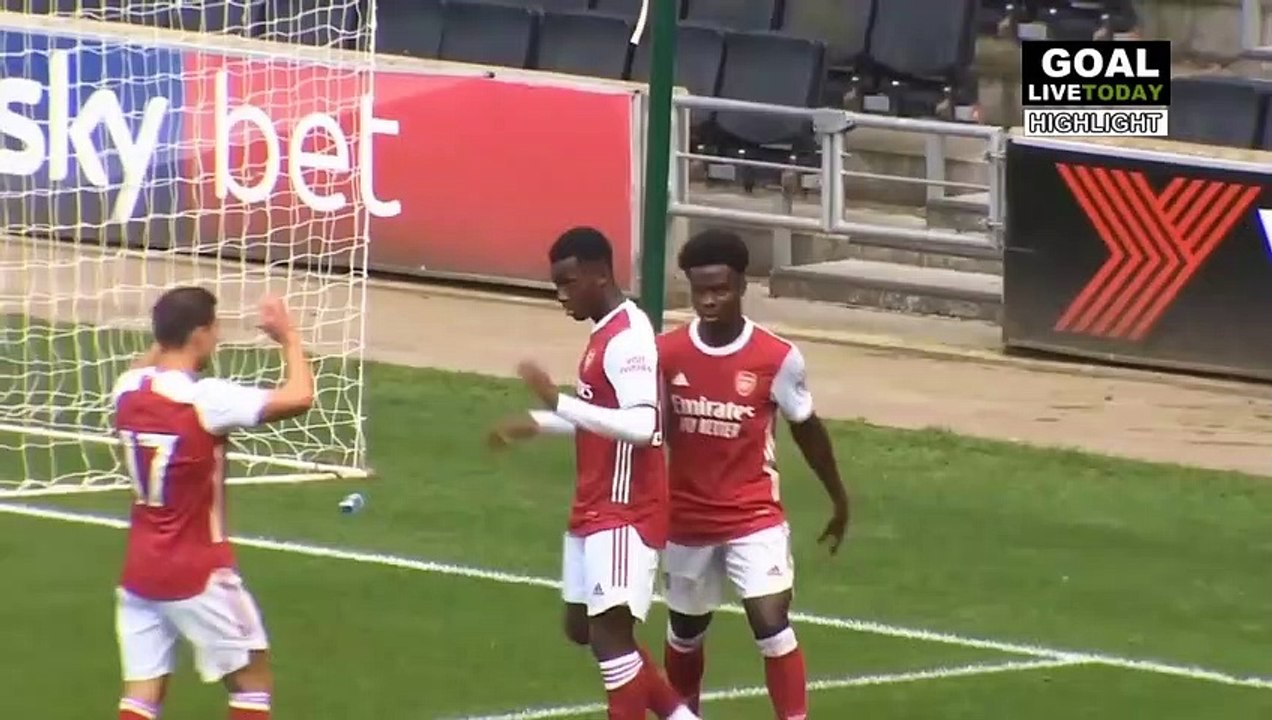 Arsenal vs Milton Keynes Dons 4−1 − Melhores Momentos Highlights Goals Resumen 25/08/2020