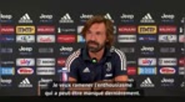Juventus - Pirlo : Retrouver l'état d'esprit que nous avions avec Conte