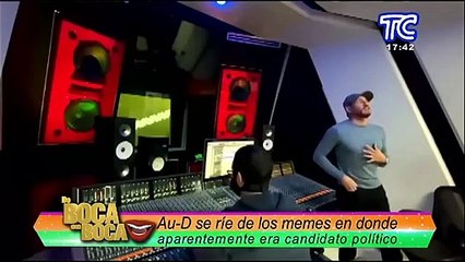 AU- D reacciona ante los memes en donde aparentemente era candidato político