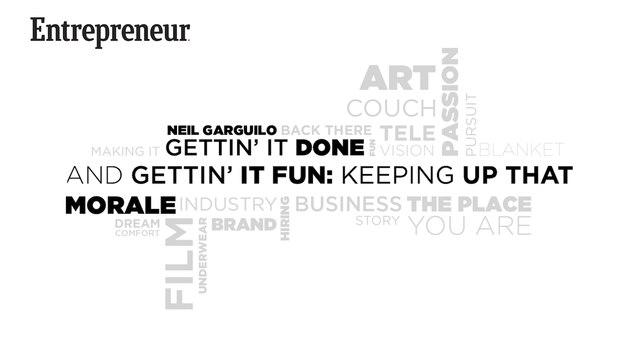 'A Show About Filmmaking From Home w/ Neil Garguilo' Episode 4: 'Keep Morale Up'