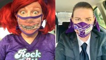 TikTok User Gets Creative With Her Daily Masks Under Mandate