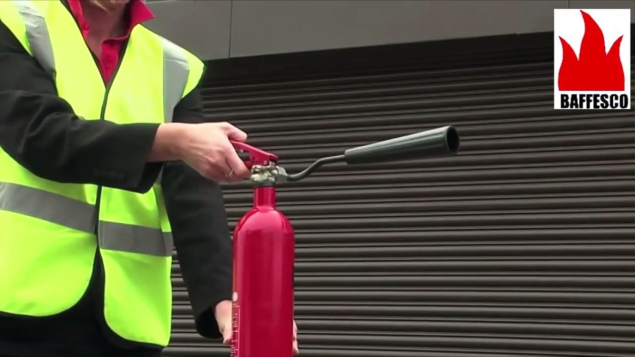 How to use CO2 Extinguisher video Dailymotion