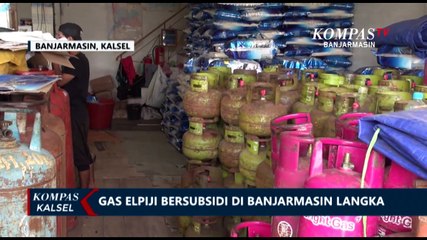 Elpiji Bersubsidi di Banjarmasin Langka, Pangkalan Batasi Jumlah Pembelian