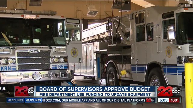 Resource funds approved for Kern County Fire Department