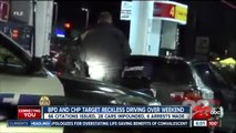 BPD, CHP issue 66 citations and impound 28 vehicles for reckless driving