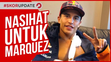 TERANCAM ABSEN HINGGA AKHIR MUSIM MOTOGP, ROSSI BERI NASIHAT UNTUK MARQUEZ