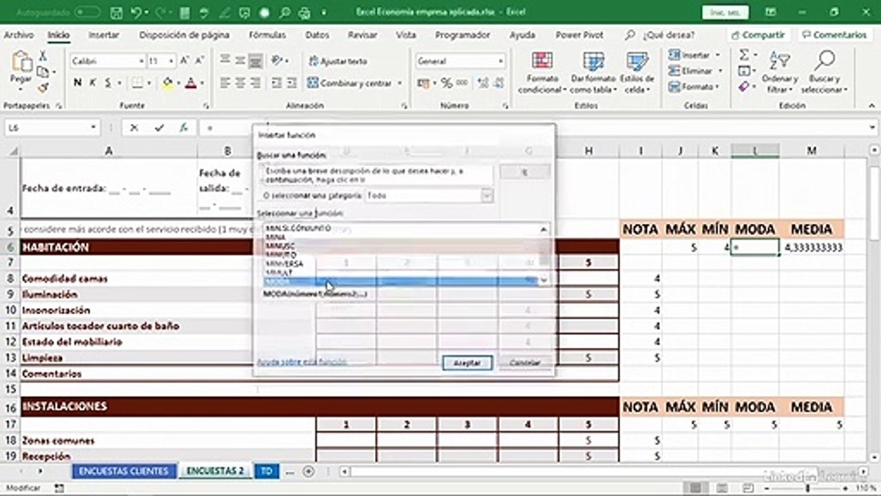 13_Usa fórmulas de Excel y obtén información de los resultados