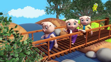 The Three Little Pigs Story Song 3D Nursery Rhyme - Education Park