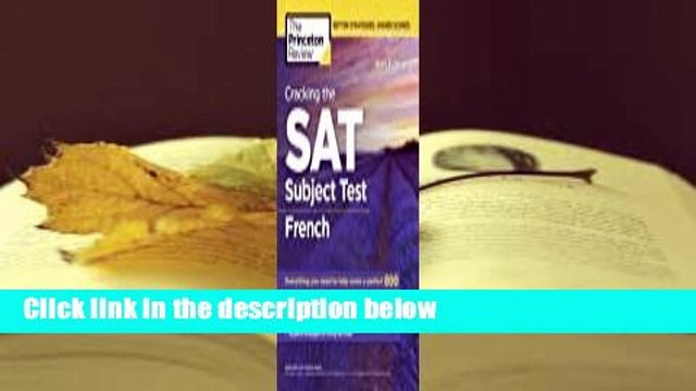 Cracking the SAT French Subject Test, 16th Edition Best Sellers Rank : #3