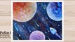 How to draw easy and beautiful space Painting for beginners __ Pallavi Drawing A