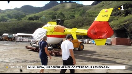 le second hélicoptère est à Nuku Hiva