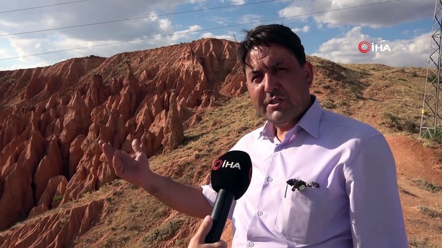 Kırıkkale'nin Hasandede ‘Peri Bacaları’