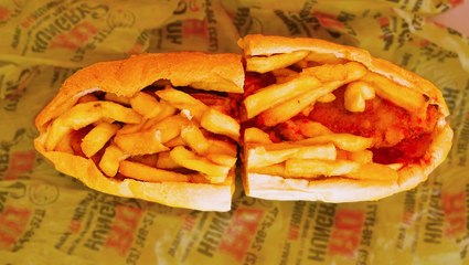 New Jersey's original 'Fat Sandwich' is loaded with cheeseburgers and fies