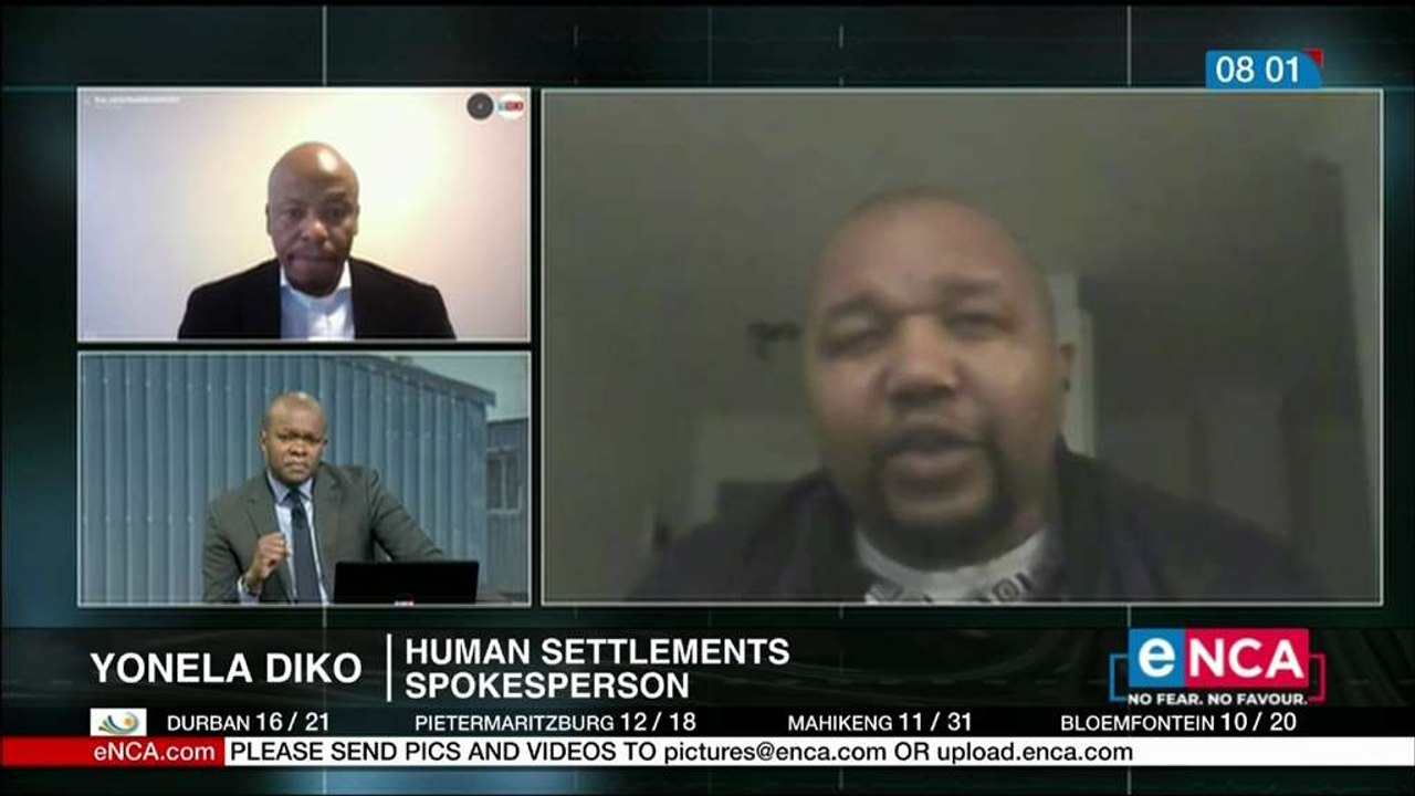 Human settlements weighs in on shack saga