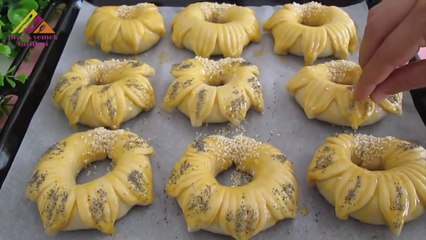 YENİ!  MAYASIZ 5 DAKİKA POĞAÇI HARİKA DOLGU-LEZZETLİ! TÜM ARKADAŞLARIM BU POĞAÇAYI ÇOK SEVDİ