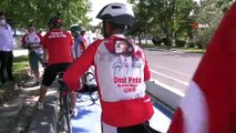 Başkent’te Ata’ya saygı bisiklet turu