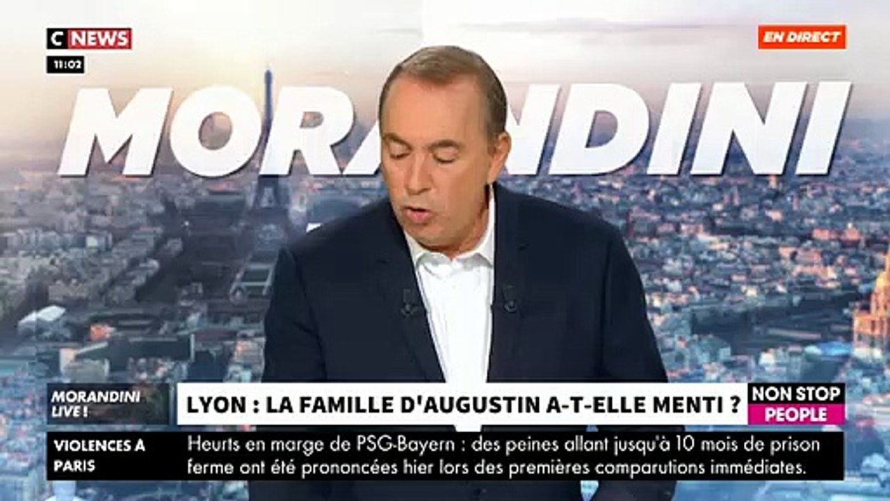 Un proche d’Augustin, le jeune homme agressé à Lyon, témoigne dans "Morandini Live" sur CNews : "Le médecin lui a prescrit 21 jours d’ITT" - VIDEO