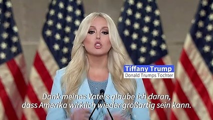 Tiffany und Eric Trump unterstützen Vater Donald