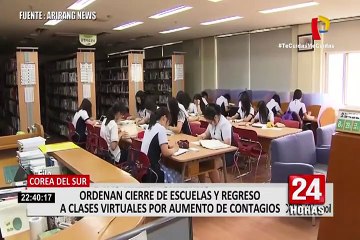 Corea del Sur: ordenan cierre de escuelas y regreso a clases virtuales por aumento de contagios