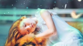 Girl Dreams With Dog Amazing Love with meditation Music , music for stress relief