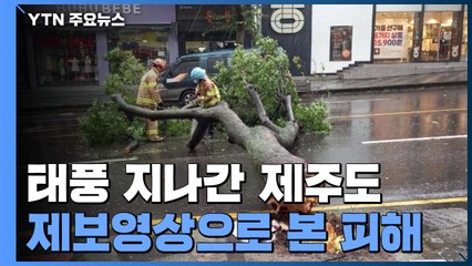 제일 먼저 태풍 영향권에...제보 영상으로 본 제주 상황 / YTN
